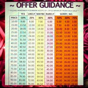 I love reasonable offers!!